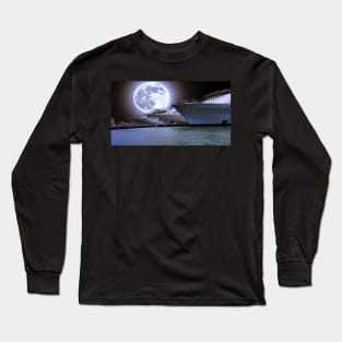 Moonlit Cruise by focusln Long Sleeve T-Shirt